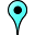 Light blue map marker indicating eucalyptus tree cell tower project locations