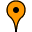 Orange map marker indicating utility structure and special project locations